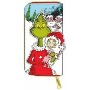 Image of Dr. Seuss by Loungefly Wallet The Grinch Loves the Holidays