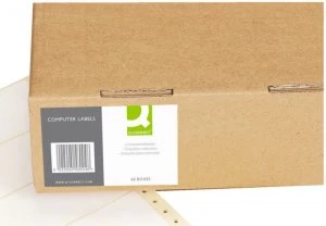 Image of Q Connect Comp Lbl 102x49 1wde Wht P6000