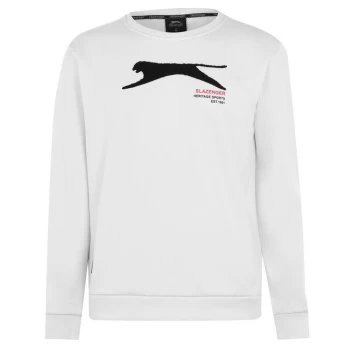 Image of Slazenger Sports Sweatshirt Mens - White