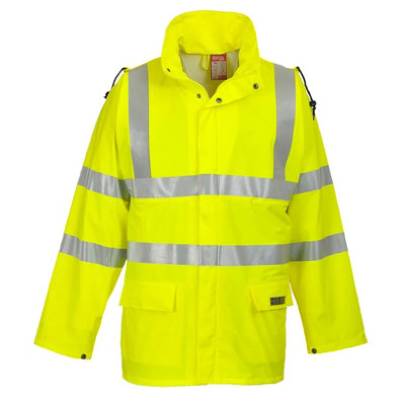 Image of Sealtex Flame Resistant Hi Vis Jacket FR41YERM Colour: Yellow