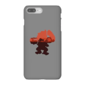 Image of Nintendo Donkey Kong Silhouette Serengeti Phone Case - iPhone 8 Plus - Snap Case - Matte