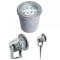 Image of Robus TRINITY 3IN1 3W LED Spike and Wall Mount Fitting IP66 Warm White - R3IN13W