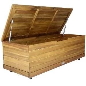 Image of Charles Bentley Wooden FSC Acacia Bench Storage Box