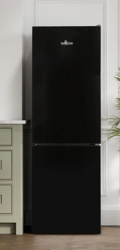 Image of Willow Freestanding Fridge Freezer 70/30 157L Black