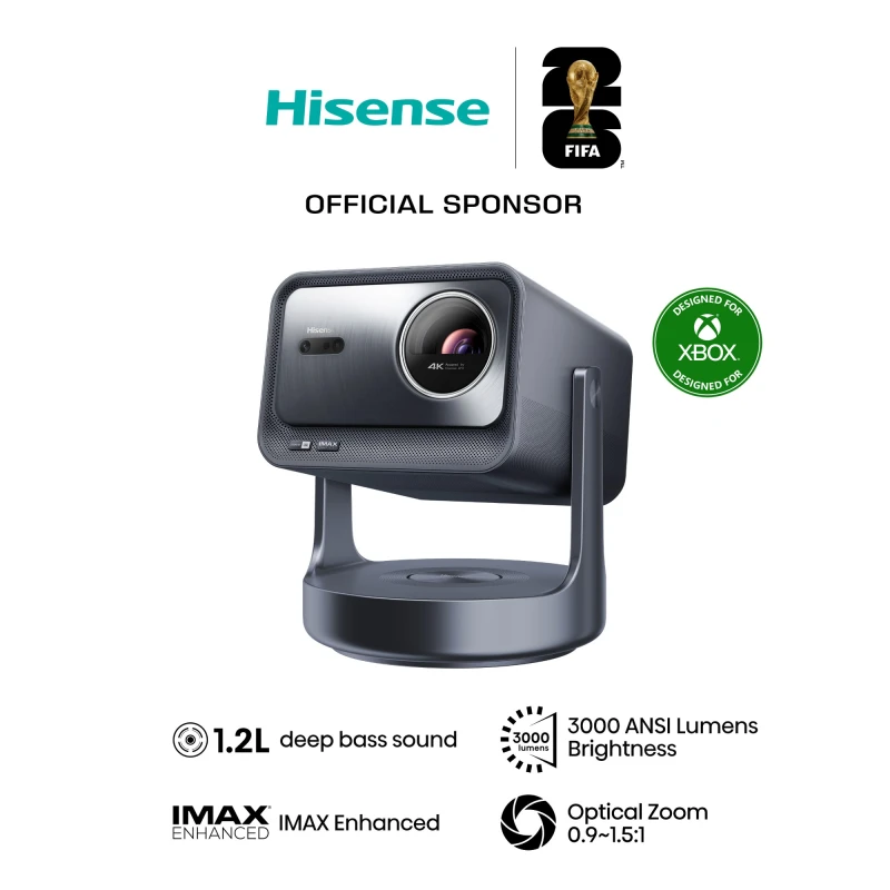 Image of Hisense C2-ULTRA 4K Ultra HD Laser TV Projector - Up to 300"