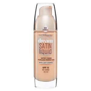Image of Maybelline Dream Satin Liquid Foundation 30 Sand 30ml Nude