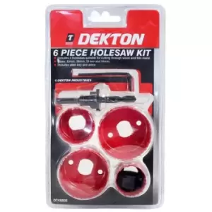 Image of Dekton - DT45805 Holesaw Kit 6pc