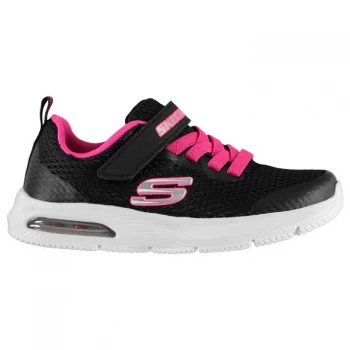 Image of Skechers Dynaair Trainers Child Girls - Black/Pink