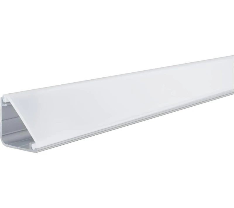 Image of PAULMANN Delta 70262 Aluminium Profile for LED Strip - 1m 4000870702628