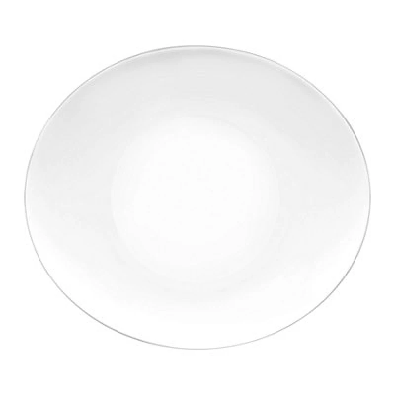 Image of Bormioli Rocco Prometeo Glass Dinner Plates 27 x 24cm White Pack of 6 White unisex