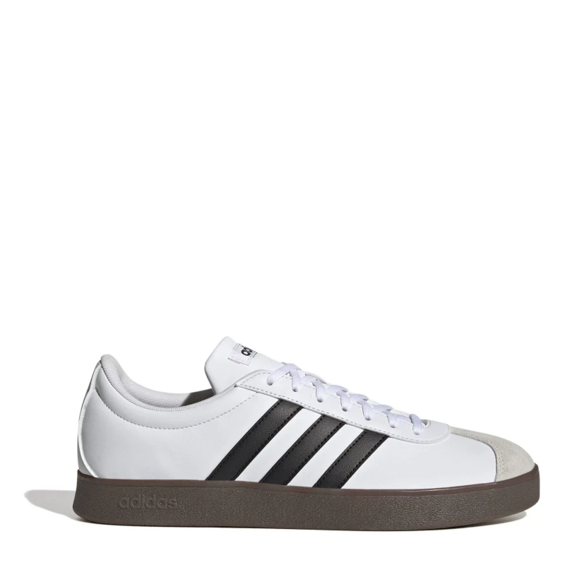 Image of adidas VL Court Base Shoes Mens White/Black male 8 (42)