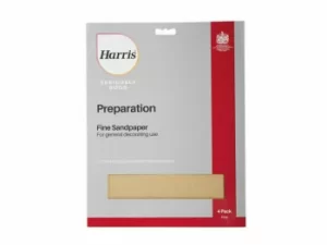 Image of Harris Seriously Good Preparation Fine Sandpaper, 4pc