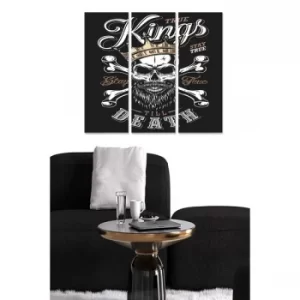 Image of MDF640581124 Multicolor Decorative MDF Painting (3 Pieces)