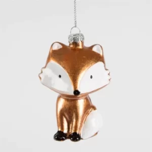 Image of Metallic Fox Shaped Bauble
