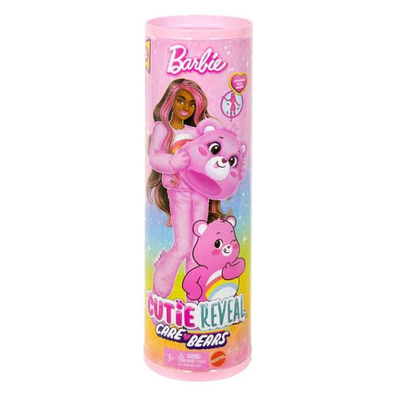 Image of AJ Toys & Books Barbie Care Bears - Pink