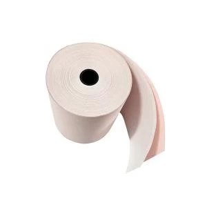 Image of Prestige Till Rolls 2-Ply 76mm WhitePink Pack of 20 RE05520