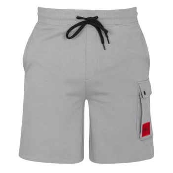 Image of Hugo Boss Dizzi Sweat Shorts Silver Size L Men