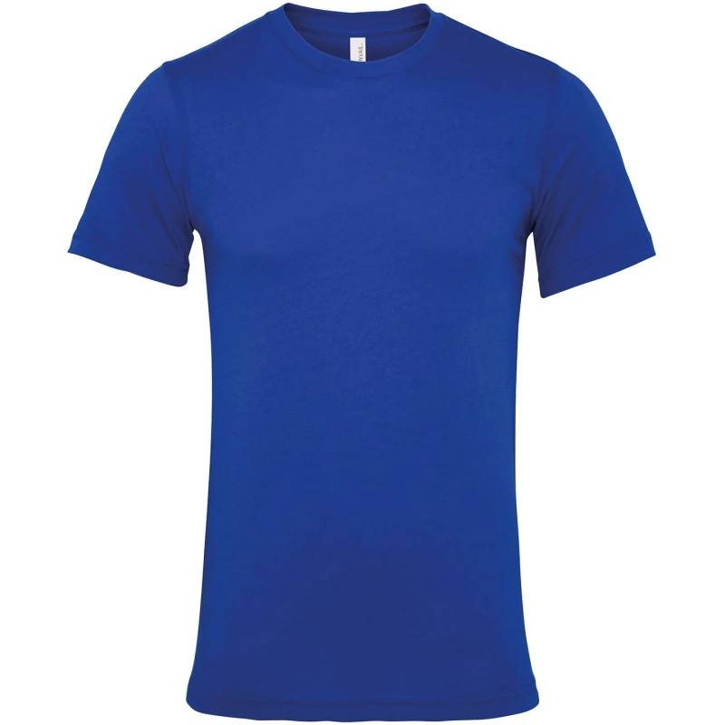 Image of Bella + Canvas Mens Jersey Crew Neck T-Shirt in Royal Size: XS Royal Male XS
