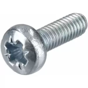 Image of R-tech - 337043 Pozi Pan Head Machine Screws bzp M4 12mm - Pack Of 100