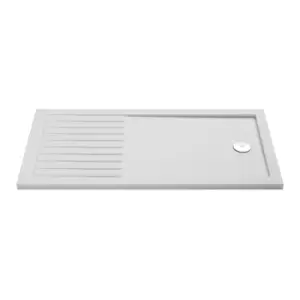 Image of Hudson Reed Slip Resistant Rectangular Walk-in Shower Tray 1700 x 800mm - White