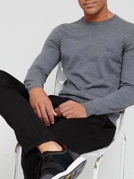 Image of Hugo Boss Botto-L Knitted Jumper Grey Size M Men