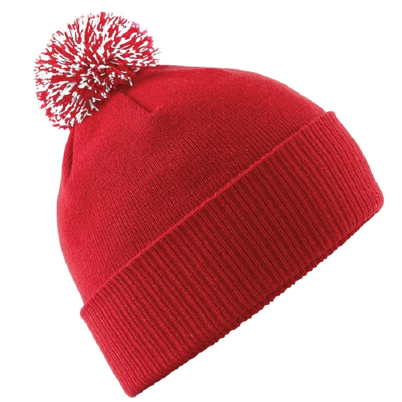 Image of Beechfield Beechfield Men Snowstar Beanie in Red Red One Size Male 5059444635403