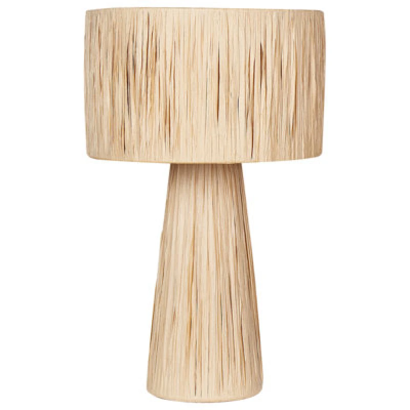 Image of Beliani Table Lamp Welmel Wicker Natural