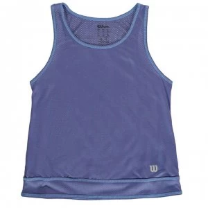 Image of Wilson Mesh Tank Top Junior Girls - Marlin