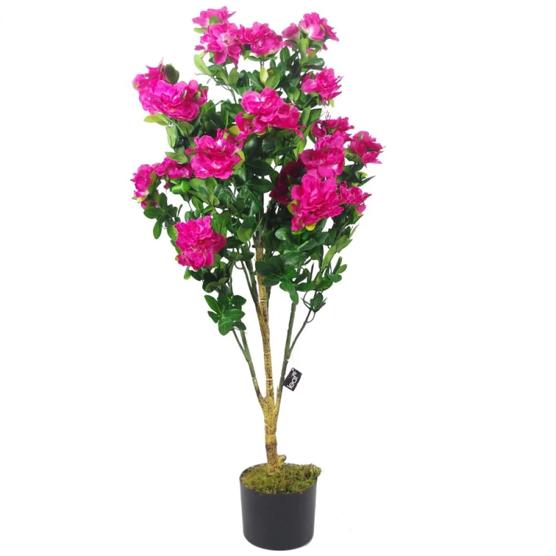 Image of Unbranded High-Quality 100cm Artificial Azalea Pink Flowers Potted Plant