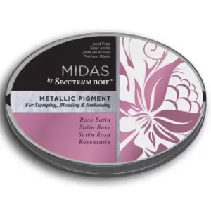 Image of Midas by Spectrum Noir Metallic Pigment Inkpad - Rose Satin