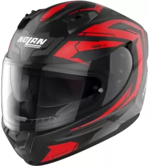 Image of Nolan N60-6 Anchor Helmet, black-red Size M black-red, Size M