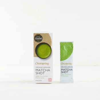 Image of Clearspring Organic Matcha Shot Sachet - 8x1g