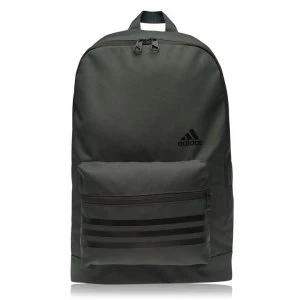 Image of adidas 3 Stripe Versatile Backpack - Grey/Black