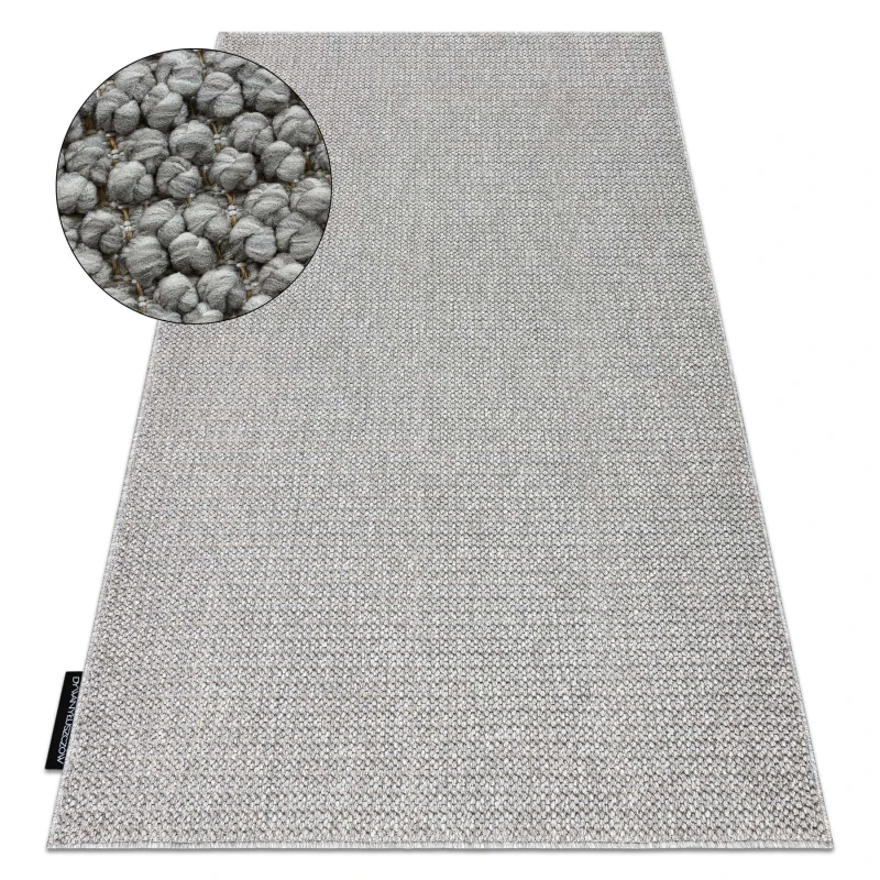 Image of RugsX Casablanca Loop Rug in Grey Size: 100cm x 200cm Grey Unisex 100cm x 200 cm