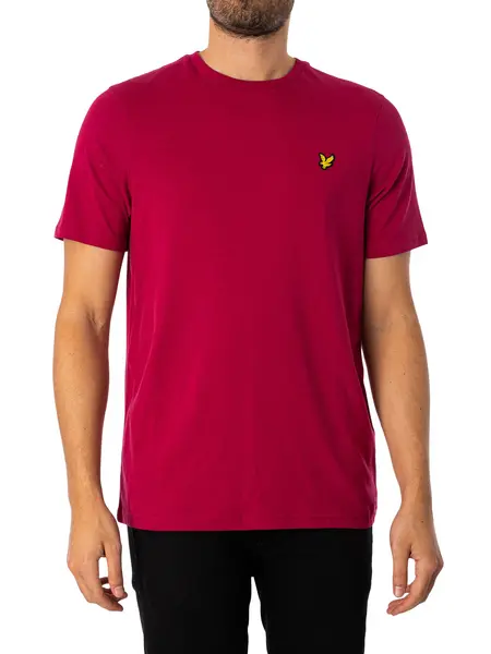 Image of Lyle & Scott Plain T-Shirt Rich Burgundy XXL
