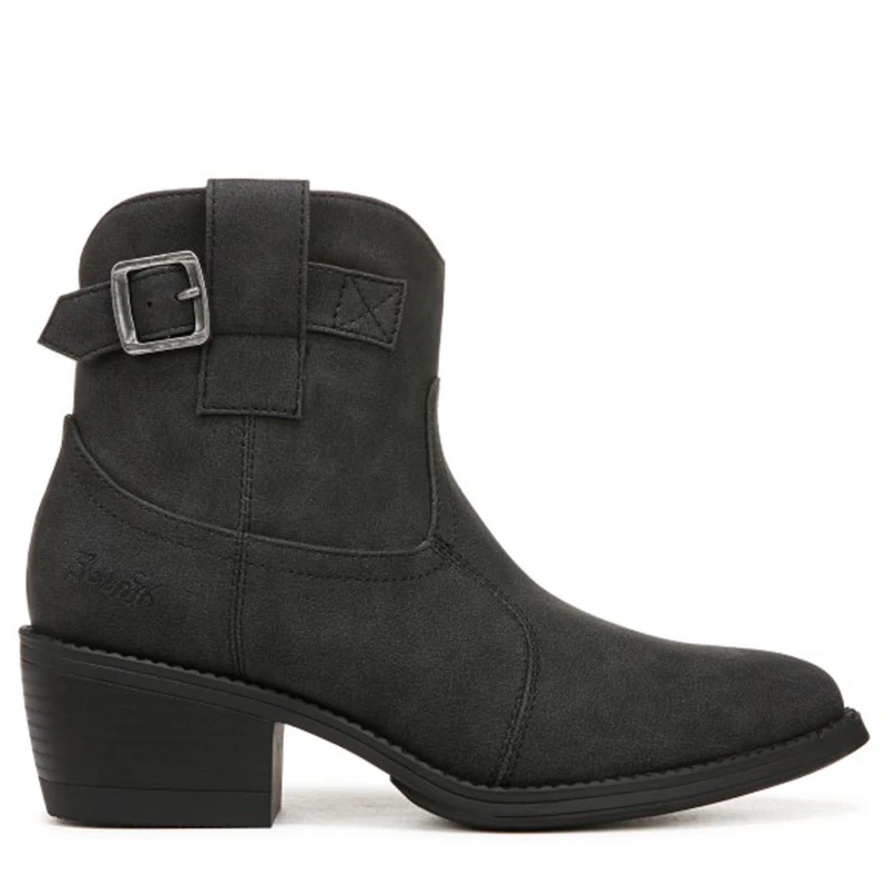 Image of Blowfish Malibu Relax Western Ankle Boots Black female UK 5