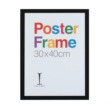 Image of iFrame Perspex Black Poster Frame 30 x 40cm