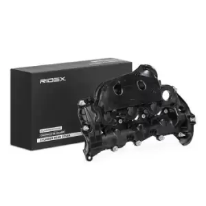 Image of RIDEX Rocker Cover 977C0035 Valve Cover,Camshaft Cover LAND ROVER,JAGUAR,Range Rover Sport (L320),Range Rover III (L322),Discovery IV (L319)