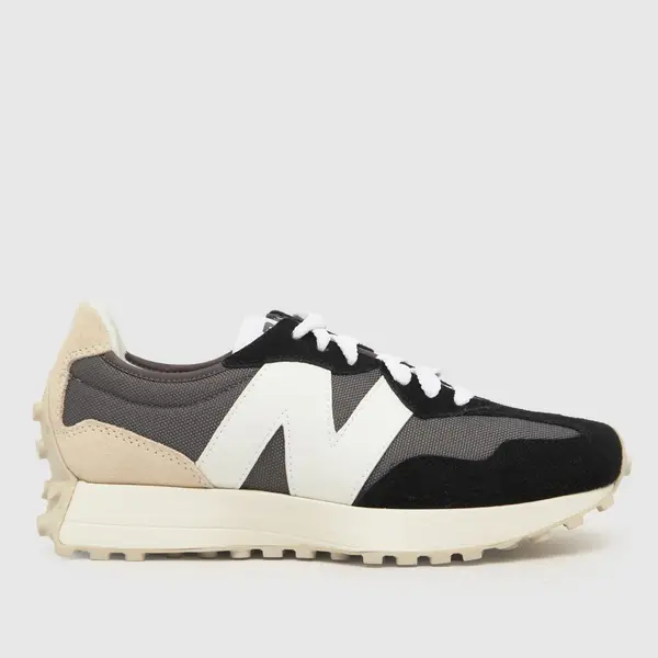 Image of New Balance 327 trainers in Black & white Black & White UK 3.5 (EU 36)