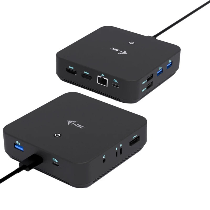Image of i-tec i-tec USB-C DP Dual HDMI Docking Station with Power Delivery 100 W C31TRIPLEVIDEODPPRO