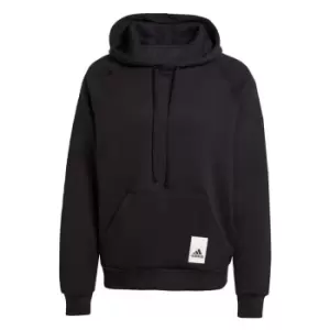 Image of adidas Lounge Fleece Hoodie Mens - Black