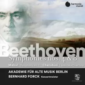 Image of Beethoven Symphonies Nos 4 & 8/Mehul Symphony No 1/ by Ludwig van Beethoven CD Album