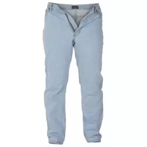 Image of Duke Mens Rockford Comfort Fit Jeans (32S) (Bleach)