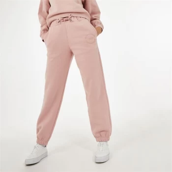Image of Jack Wills Circle Embroidered Relaxed Joggers - Pink