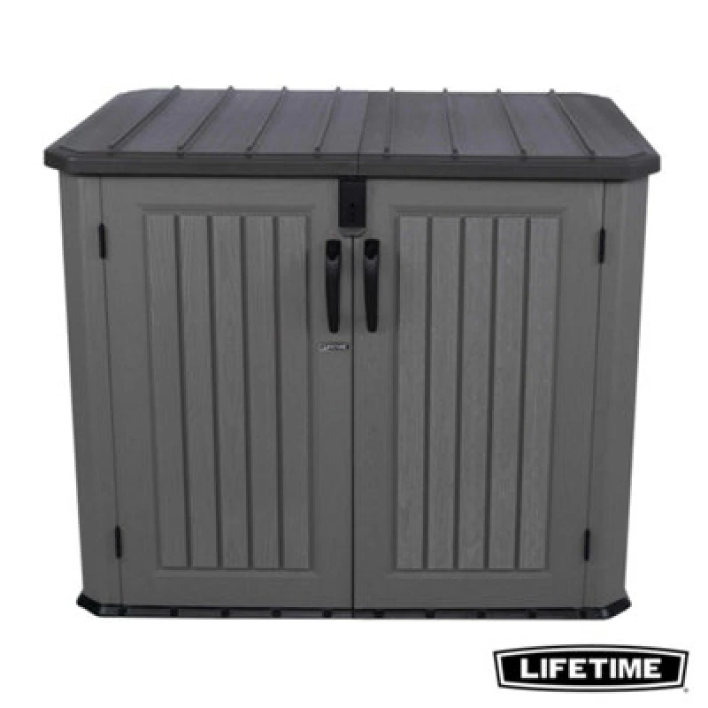 Image of Lifetime Horizontal Storage Shed, Grey 60350