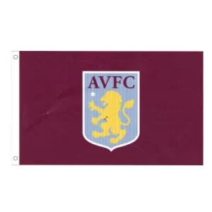 Image of Aston Villa Core Crest Flag 5 x 3