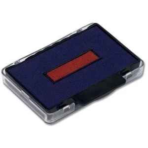 Image of Trodat Replacement Ink Pad Blue Red Pack of for Text Dater