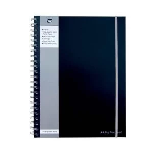 Image of Pukka Pad A4 Polyprop Jotta 200 Page Silver/Black PK3