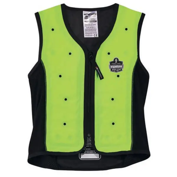 Image of Ergodyne Ergodyne Premium Dry Evaporative Cooling Vest Lime Green L EY6685L