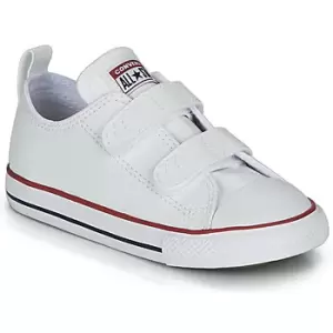 Image of Converse CHUCK TAYLOR ALL STAR 2V - OX boys's Childrens Shoes Trainers in White - Sizes 2 toddler,3 toddler,4 toddler,10 toddler